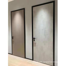 Aluminium Alloy Melamine Interior Wooden Exported Door